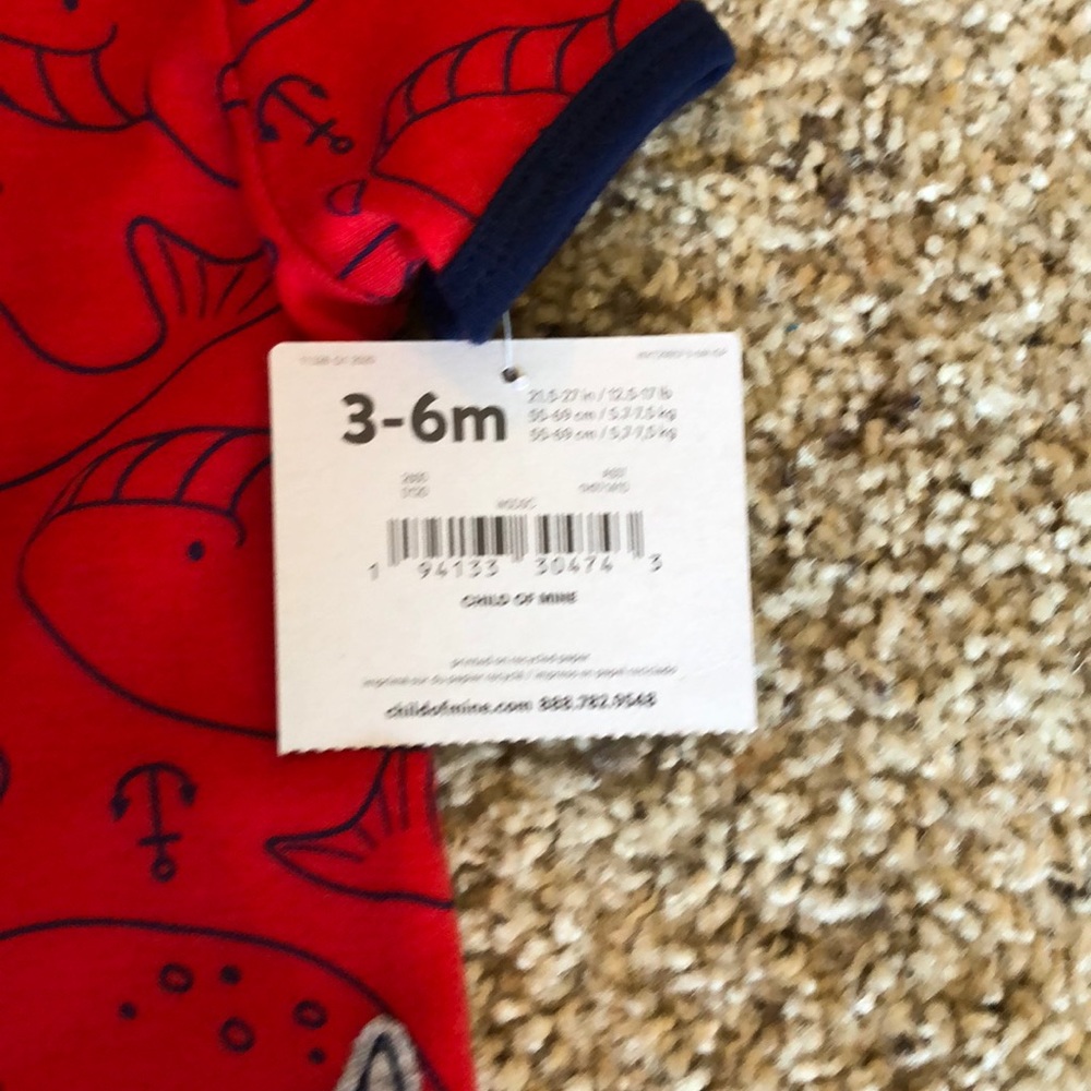 2 NWT Carter’s Rompers - Picture 5 of 5